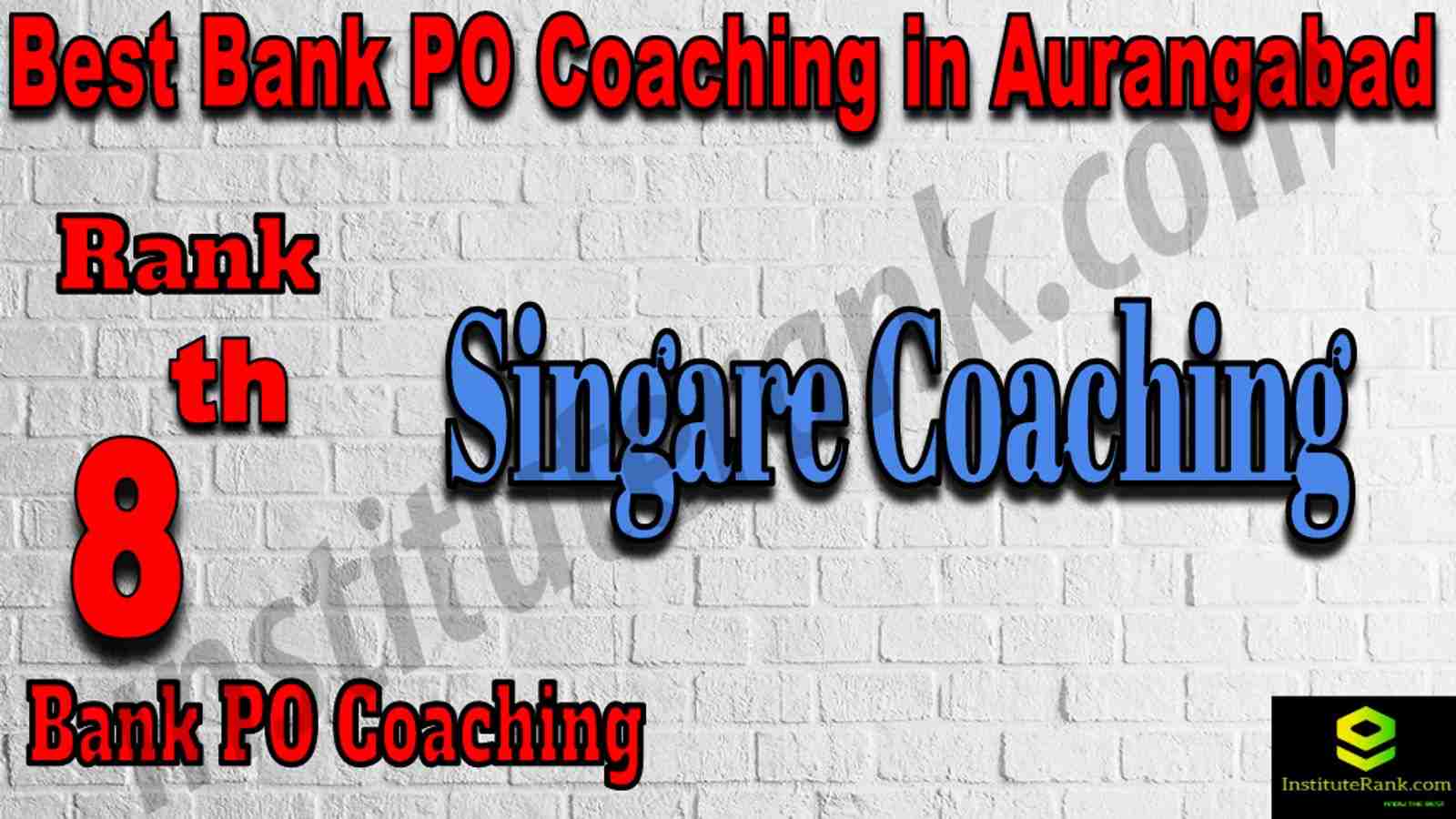 8th Best Bank PO Coaching in Aurangabad