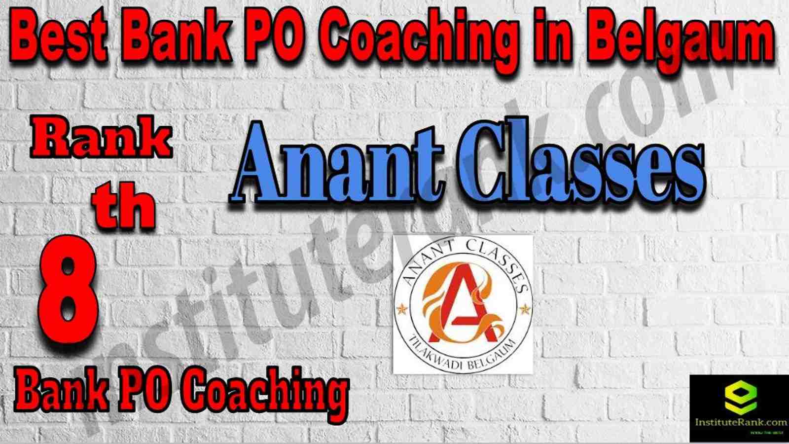 8th Best Bank PO Coaching in Belgaum