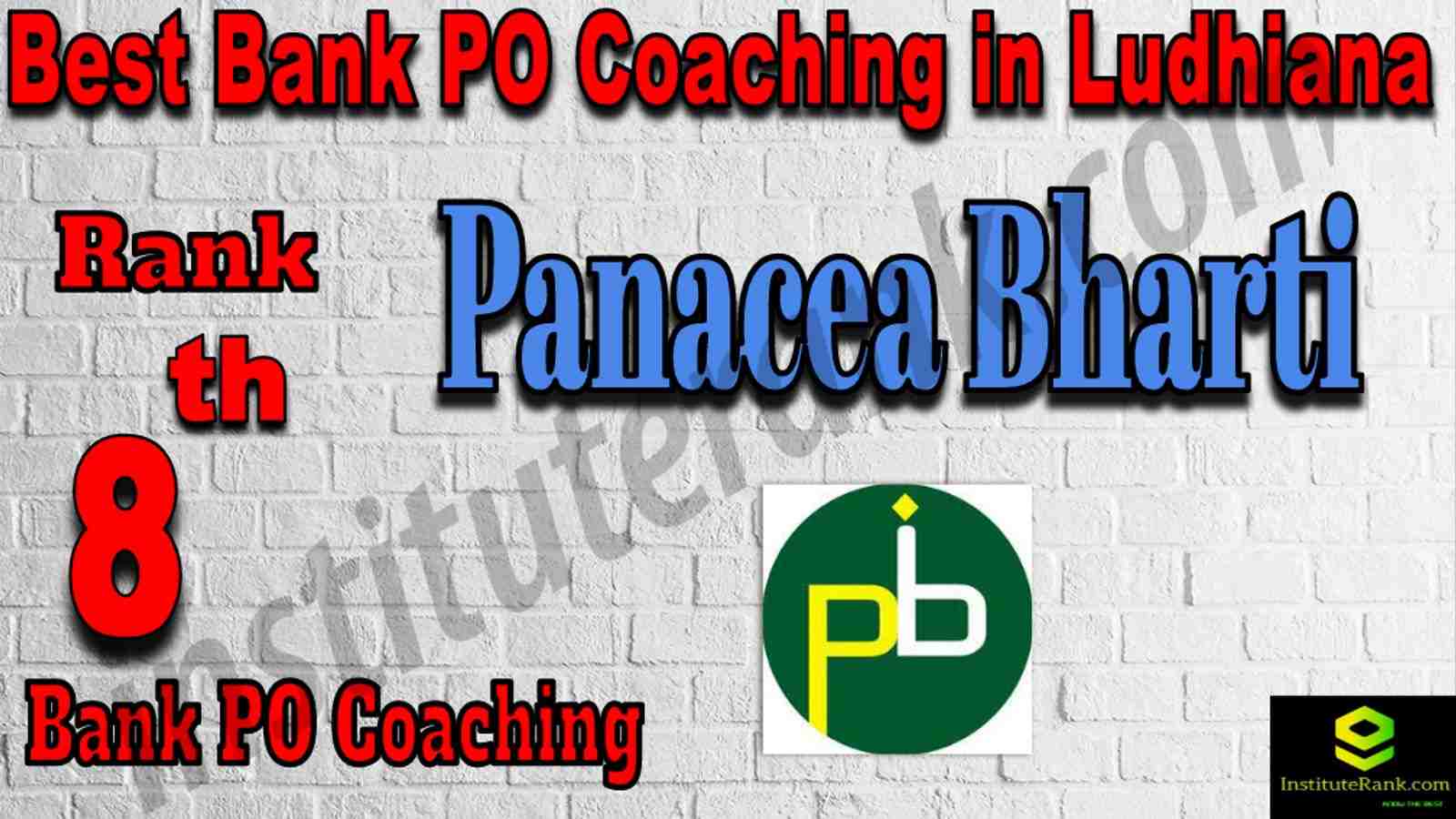 8th Best Bank PO Coaching in Ludhiana