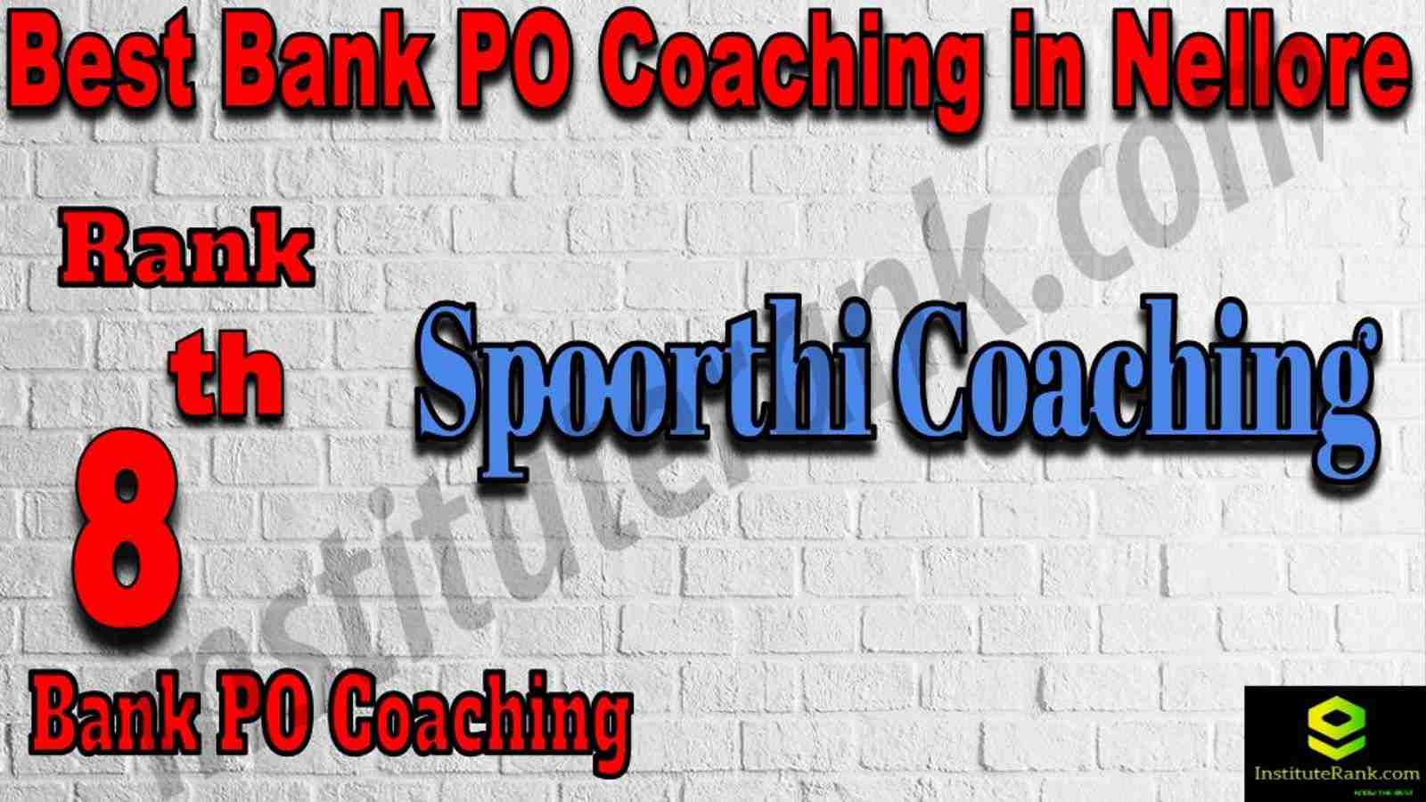 8th Best Bank PO Coaching in Nellore