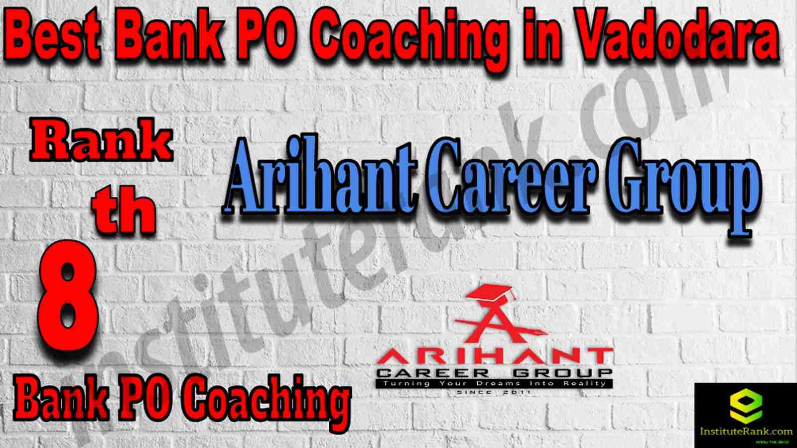 8th Best Bank PO Coaching in Vadodara