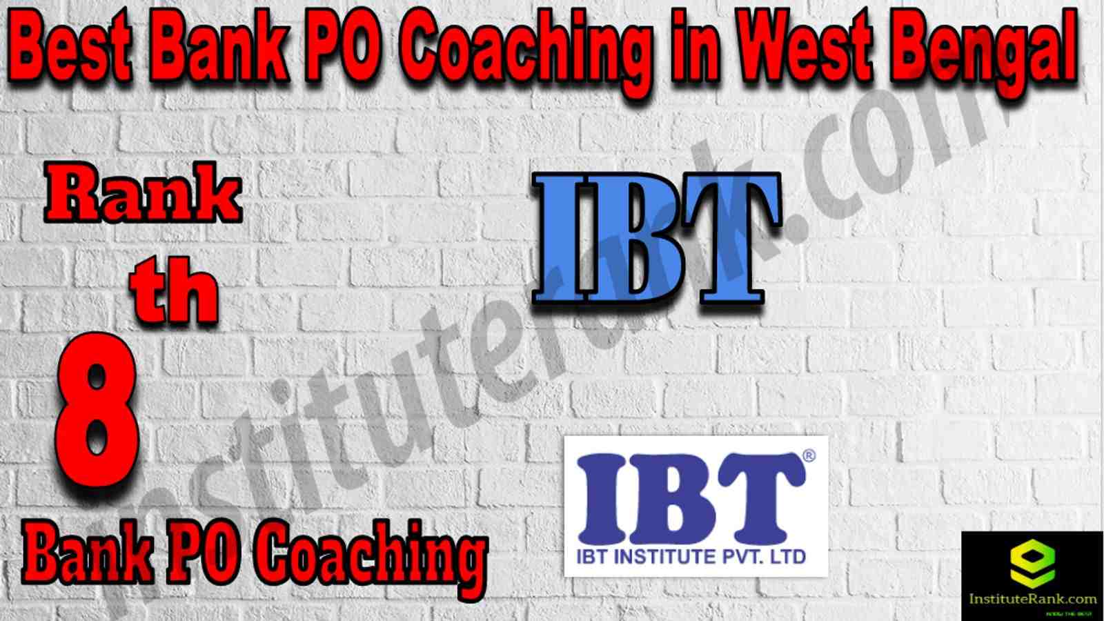 8th Best Bank PO Coaching in West Bengal
