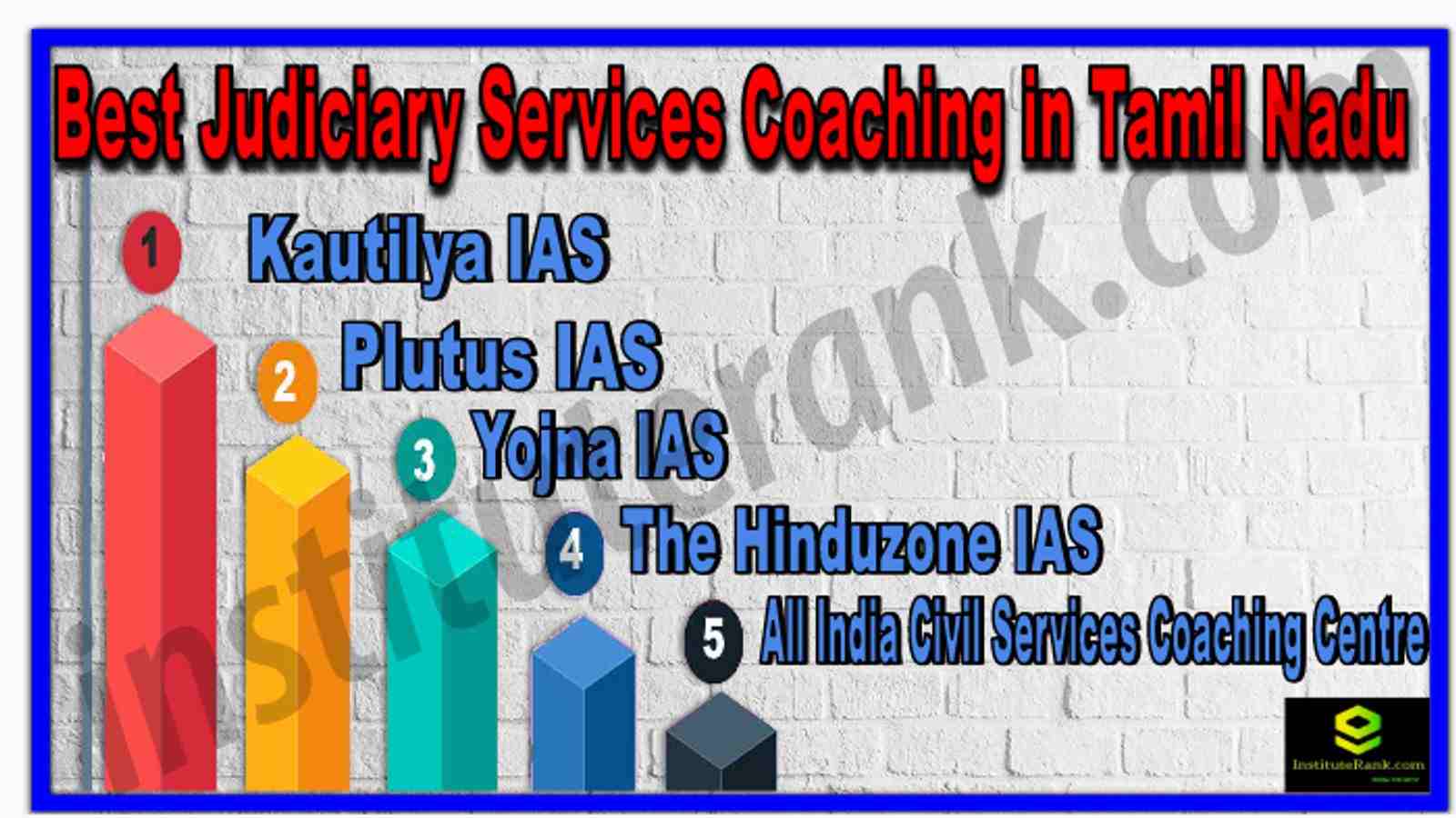 Best 10 Judiciary Services Coaching in Tamil Nadu