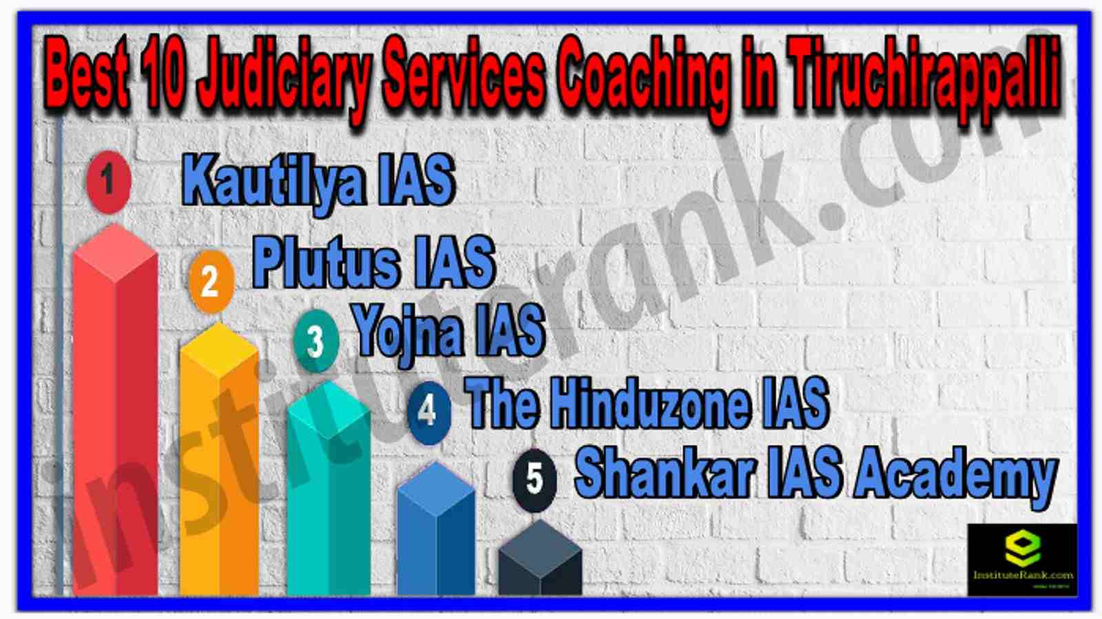 Best 10 Judiciary Services Coaching in Tiruchirappalli
