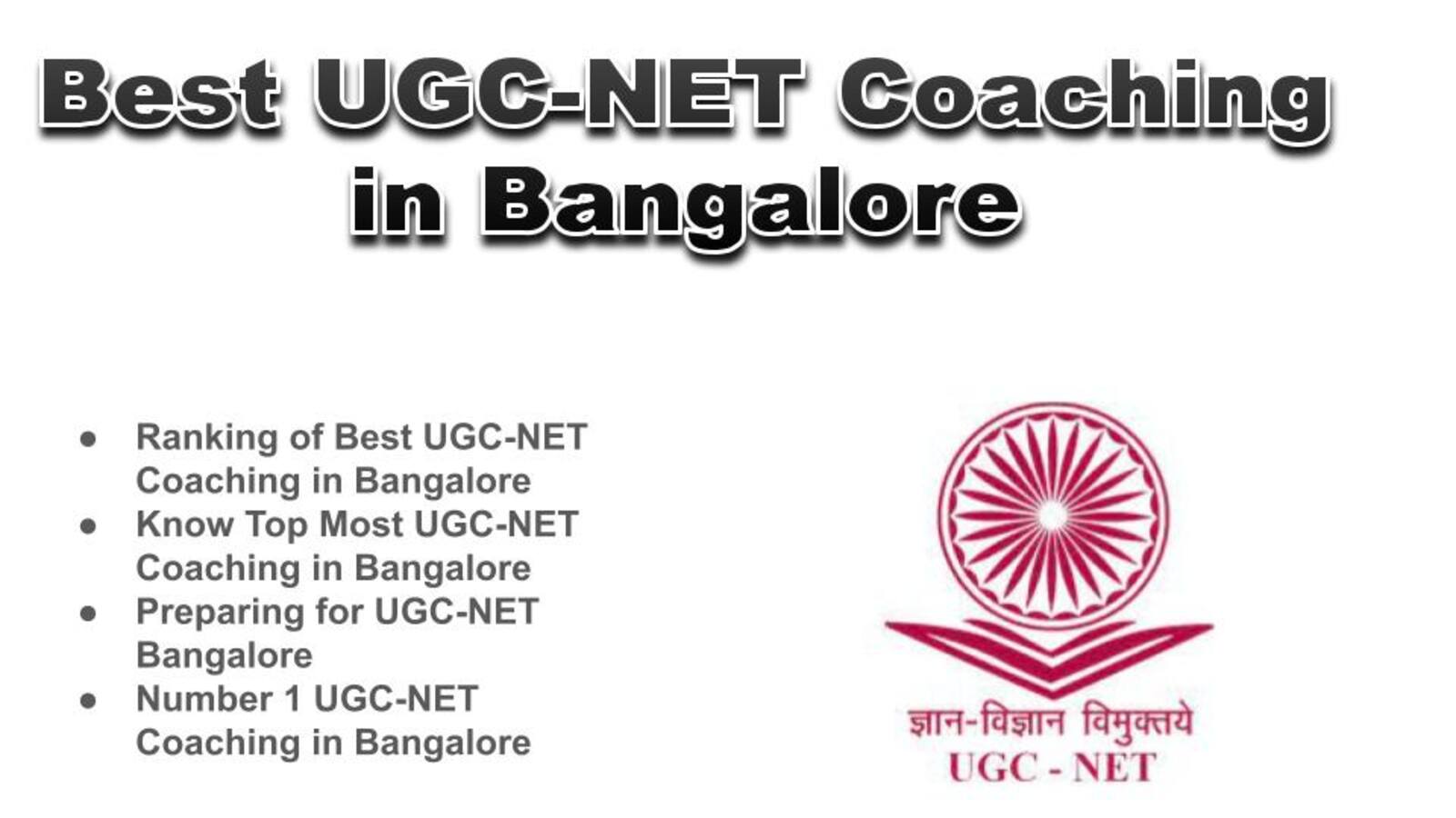 Best UGC NET Coaching in Bangalore