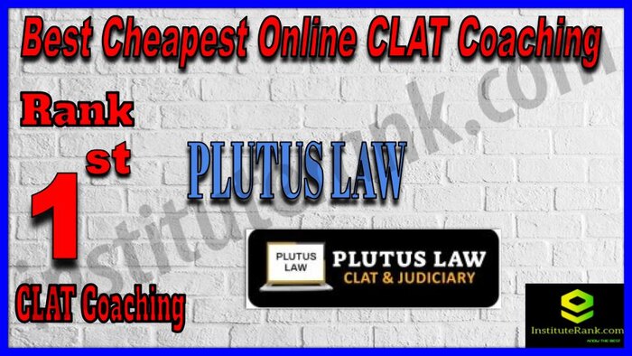 Rank 1. Plutus Law Cheapest Online CLAT Coaching