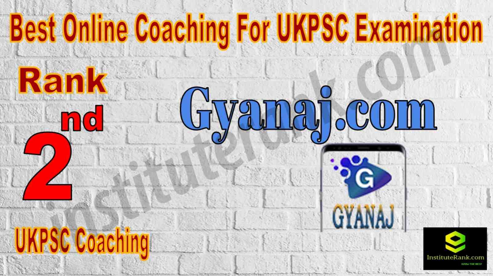 Rank 2. Best Online Coaching for the UKPSC Examination