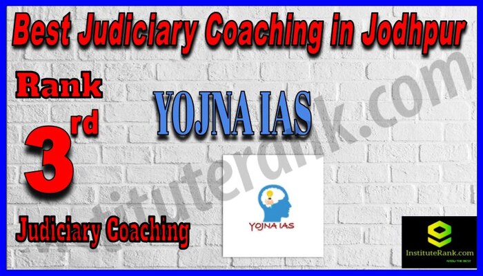 Rank 3. Yojna IAS Best Judiciary Services Coaching in Jodhpur