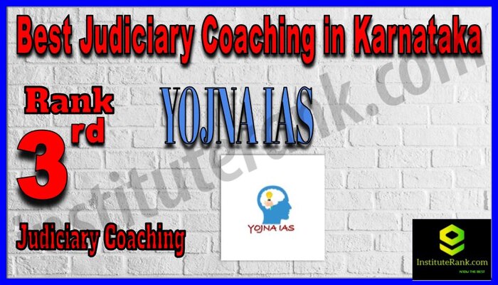Rank 3. Yojna IAS Best Judiciary Services Coaching in Karnataka