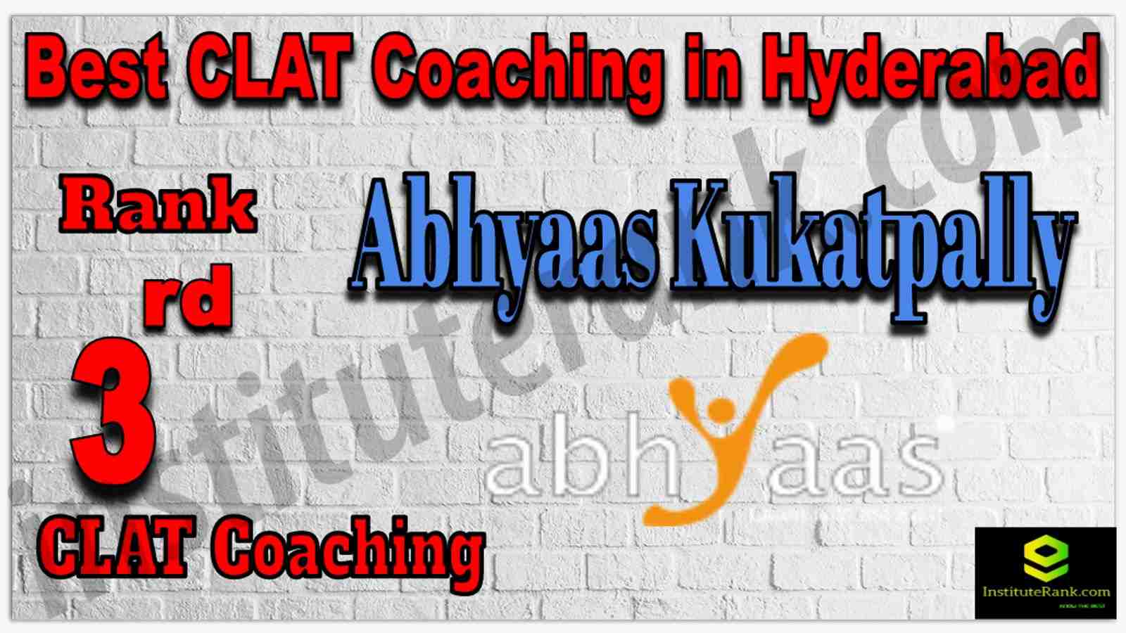 Rank 3rd Best CLAT Coaching in Hyderabad