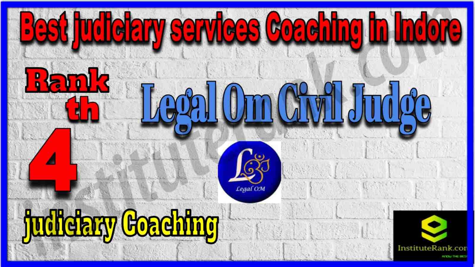 Rank 4 Best Judiciary Services coaching in Indore