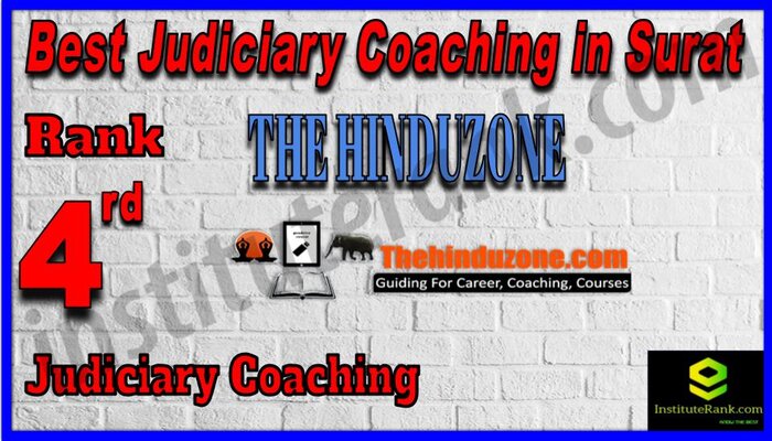 Rank 4. The Hinduzone IAS Best Judiciary Services Coaching in Surat