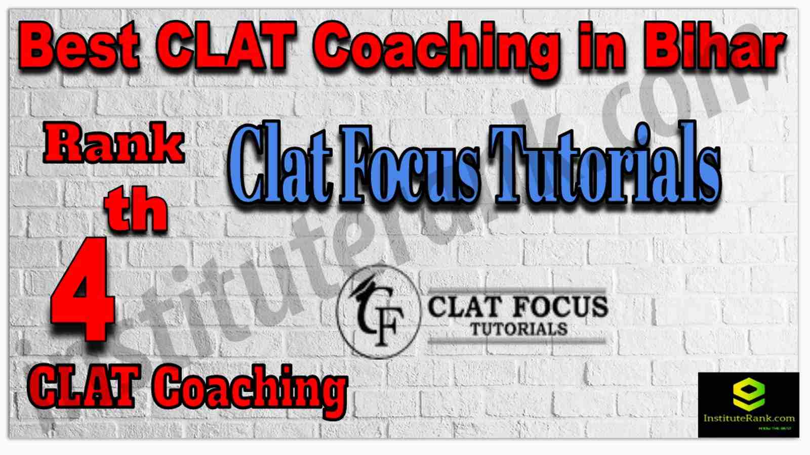 Rank 4th Best CLAT Coaching in Bihar