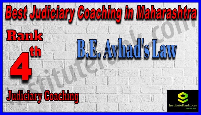 Rank 5. B.E. Avhad's Law Classes Top Best Judiciary Services Coaching in Maharashtra