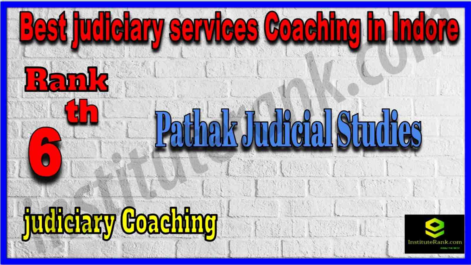 Rank 6 Best Judiciary Services coaching in Indore