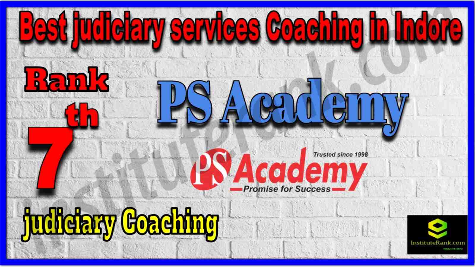 Rank 7 Best Judiciary Services coaching in Indore