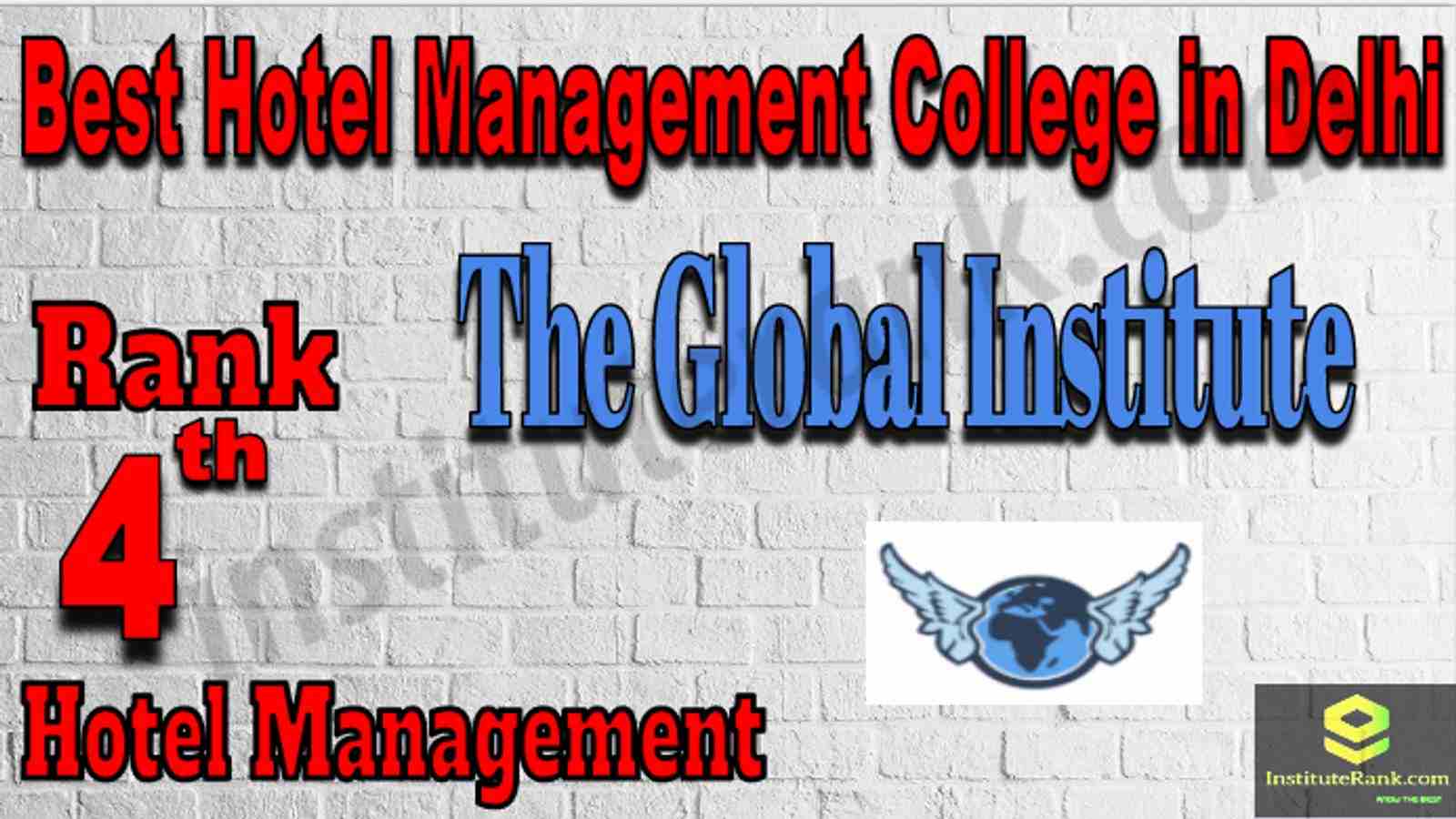 Rank4 Best Hotel Management College in Delhi