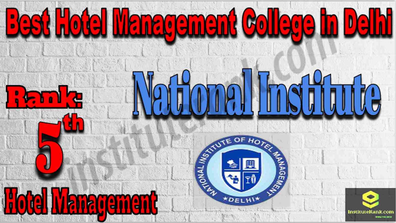 Rank5 Best Hotel Management College in Delhi