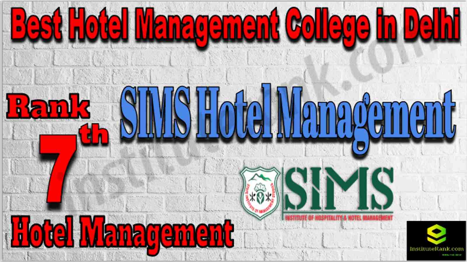 Rank7 Best Hotel Management College in Delhi
