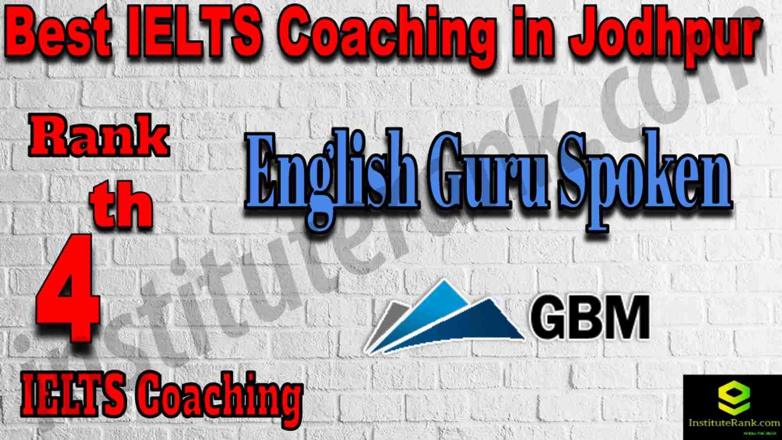 4th Best IELTS Coaching in Jodhpur
