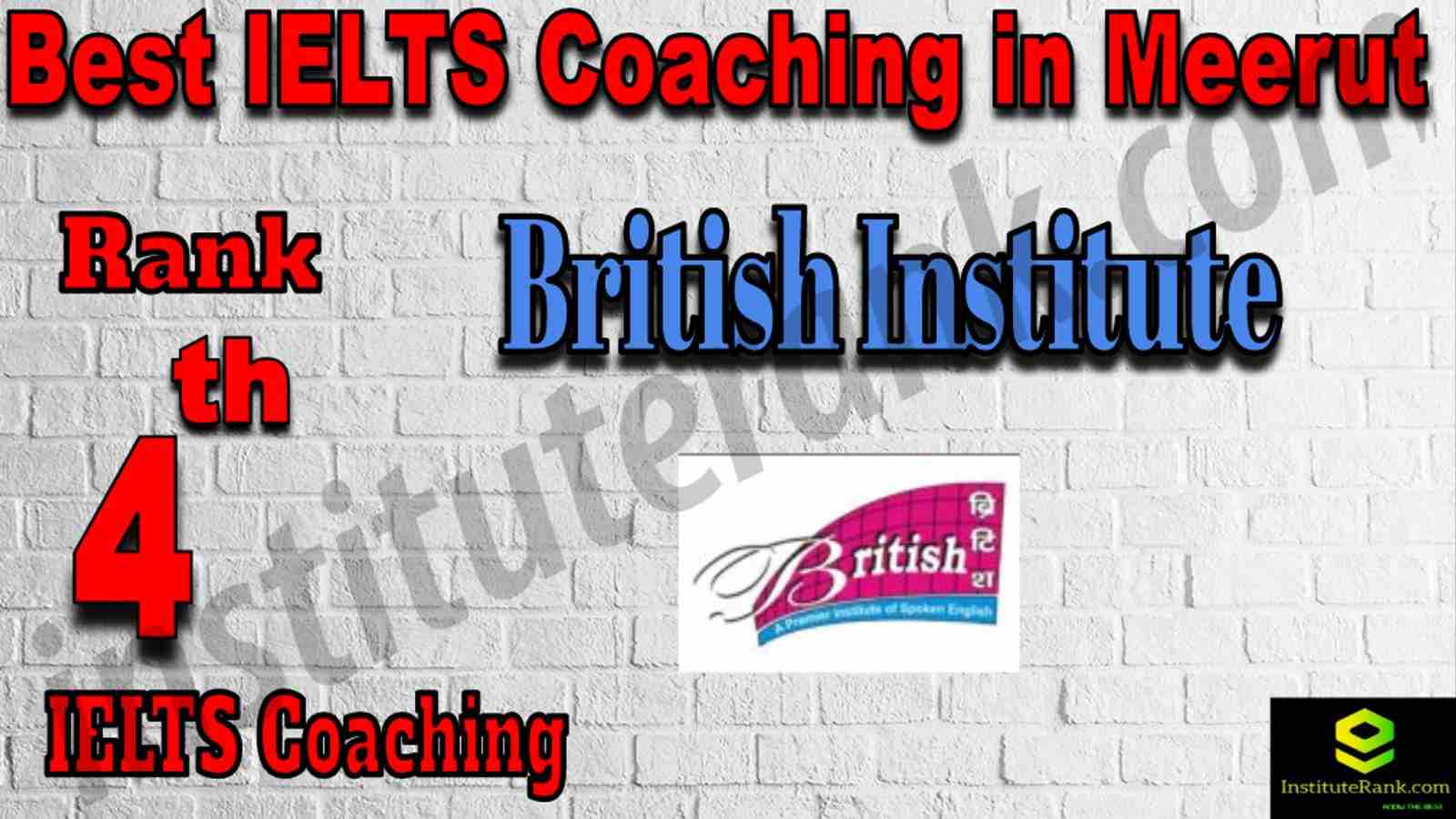 4th Best IELTS Coaching in Meerut