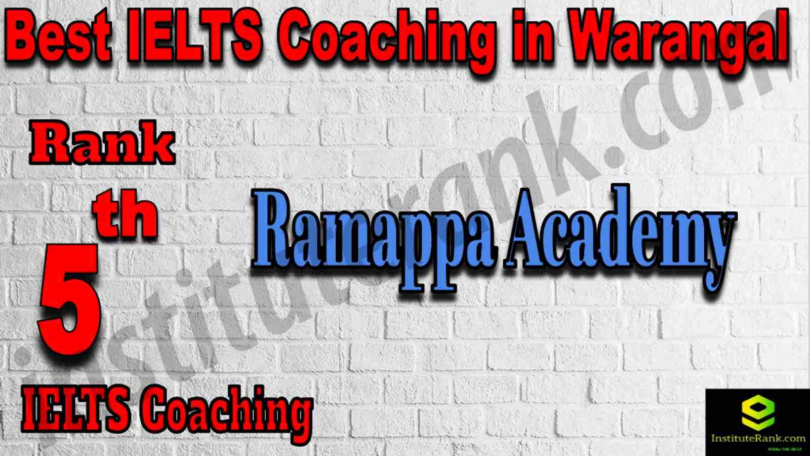 5th Best IELTS Coaching in Warangal