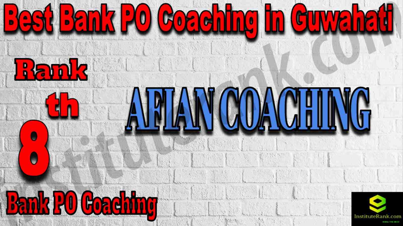 8th Best Bank PO Coaching in Guwahati