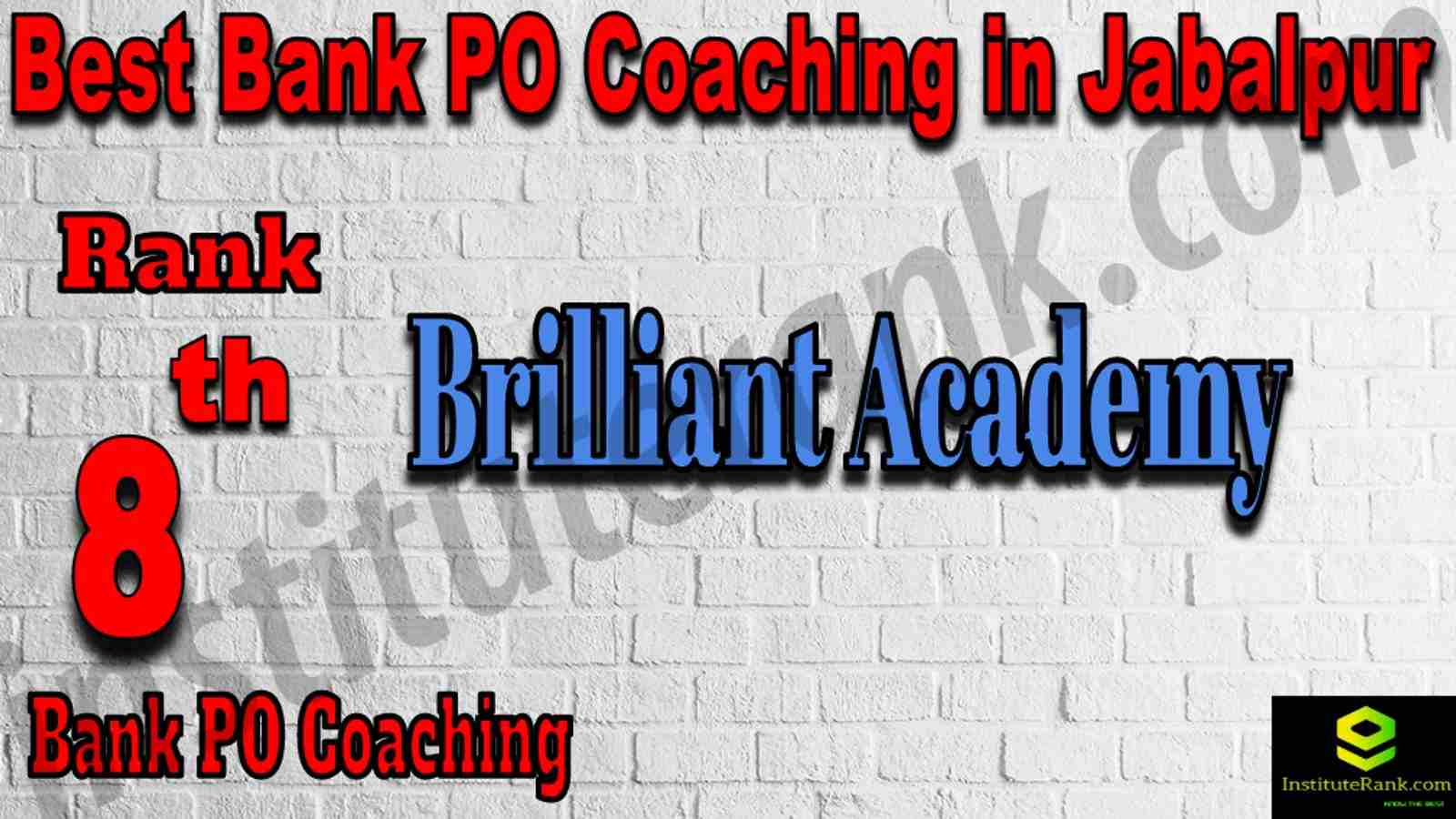 8th Best Bank PO Coaching in Jabalpur