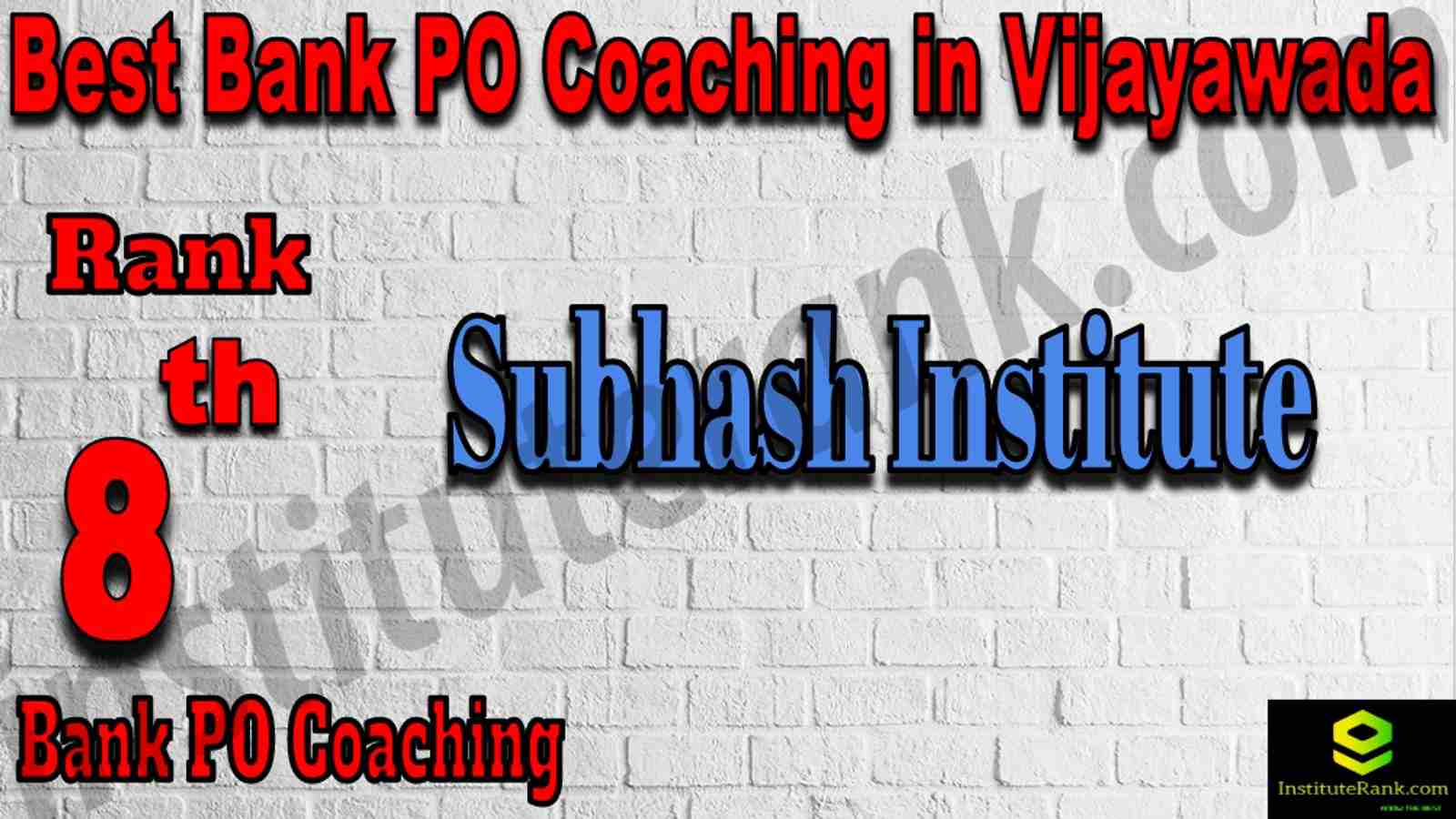 8th Best Bank PO Coaching in Vijayawada