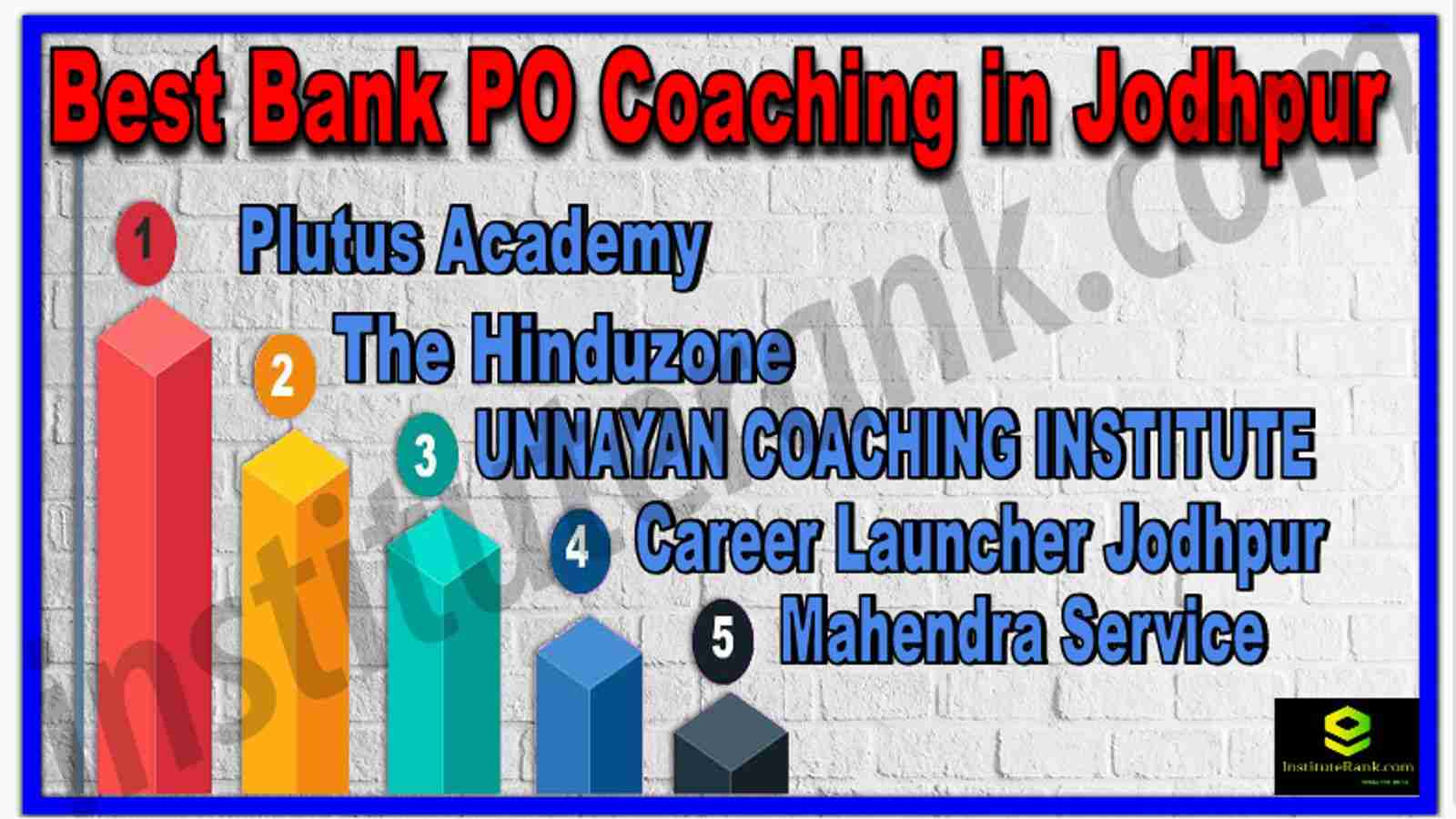 Best 10 Bank PO Coaching in Jodhpur