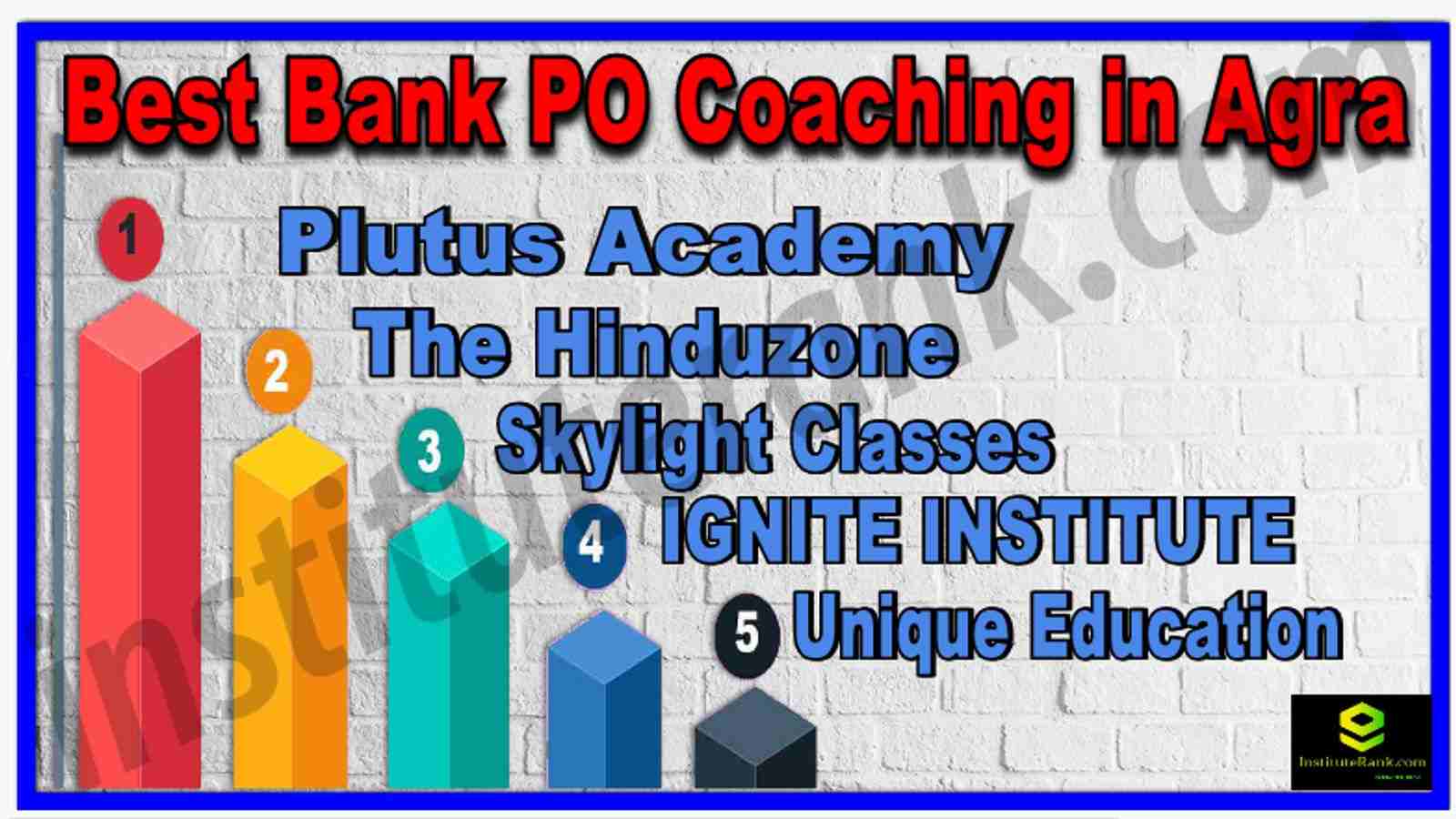 Best Bank PO Coaching in Agra