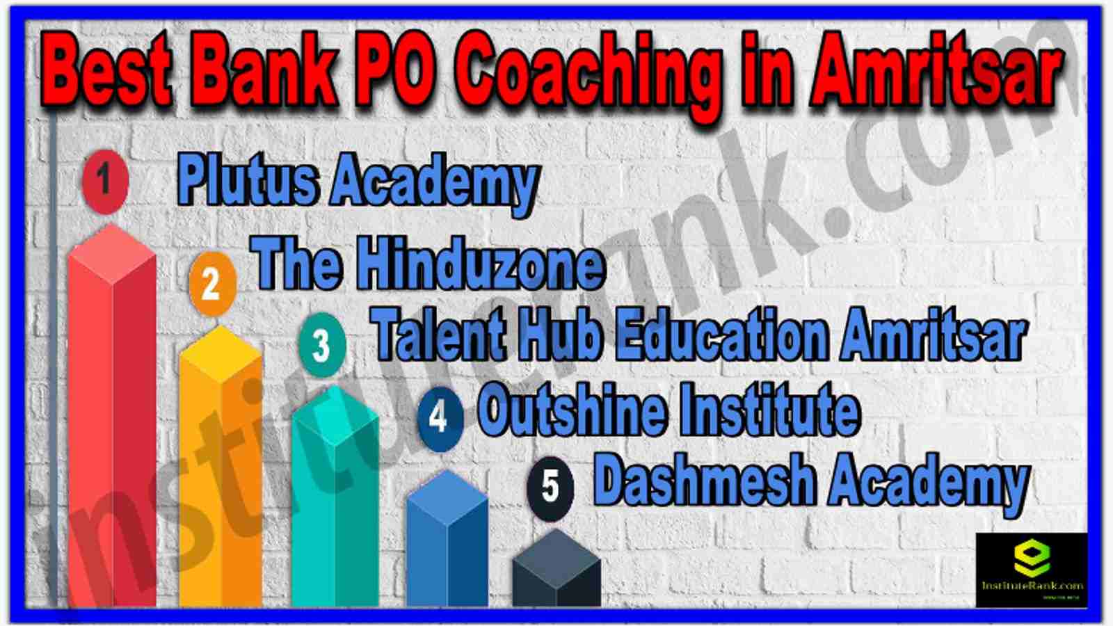 Best Bank PO Coaching in Amritsar