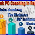 Best Bank PO Coaching in Rajasthan