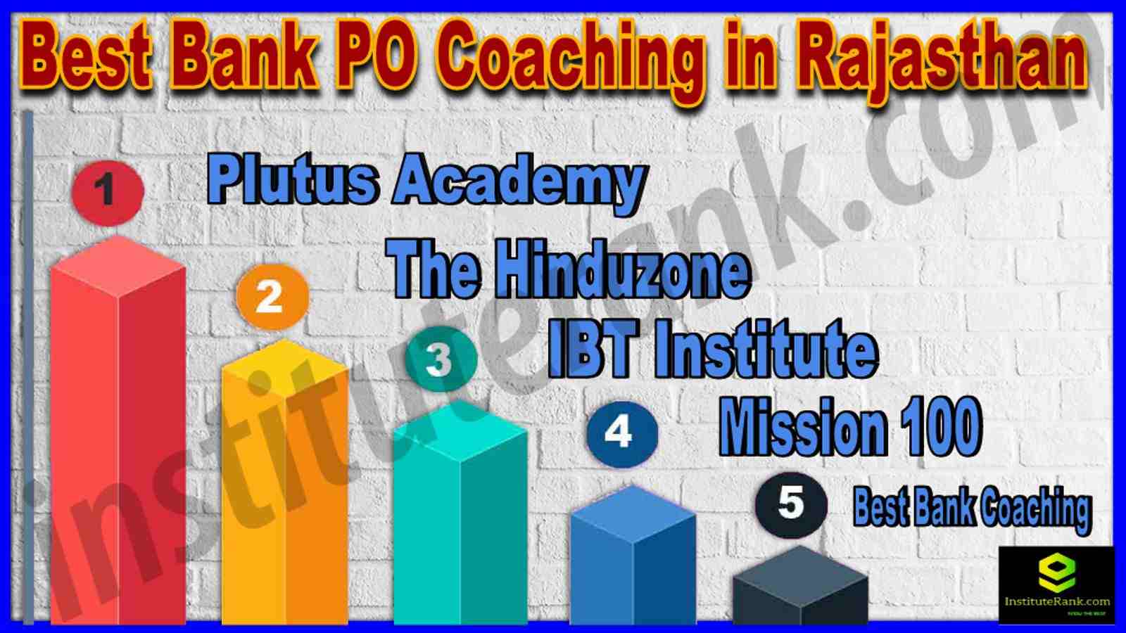 Best Bank PO Coaching in Rajasthan