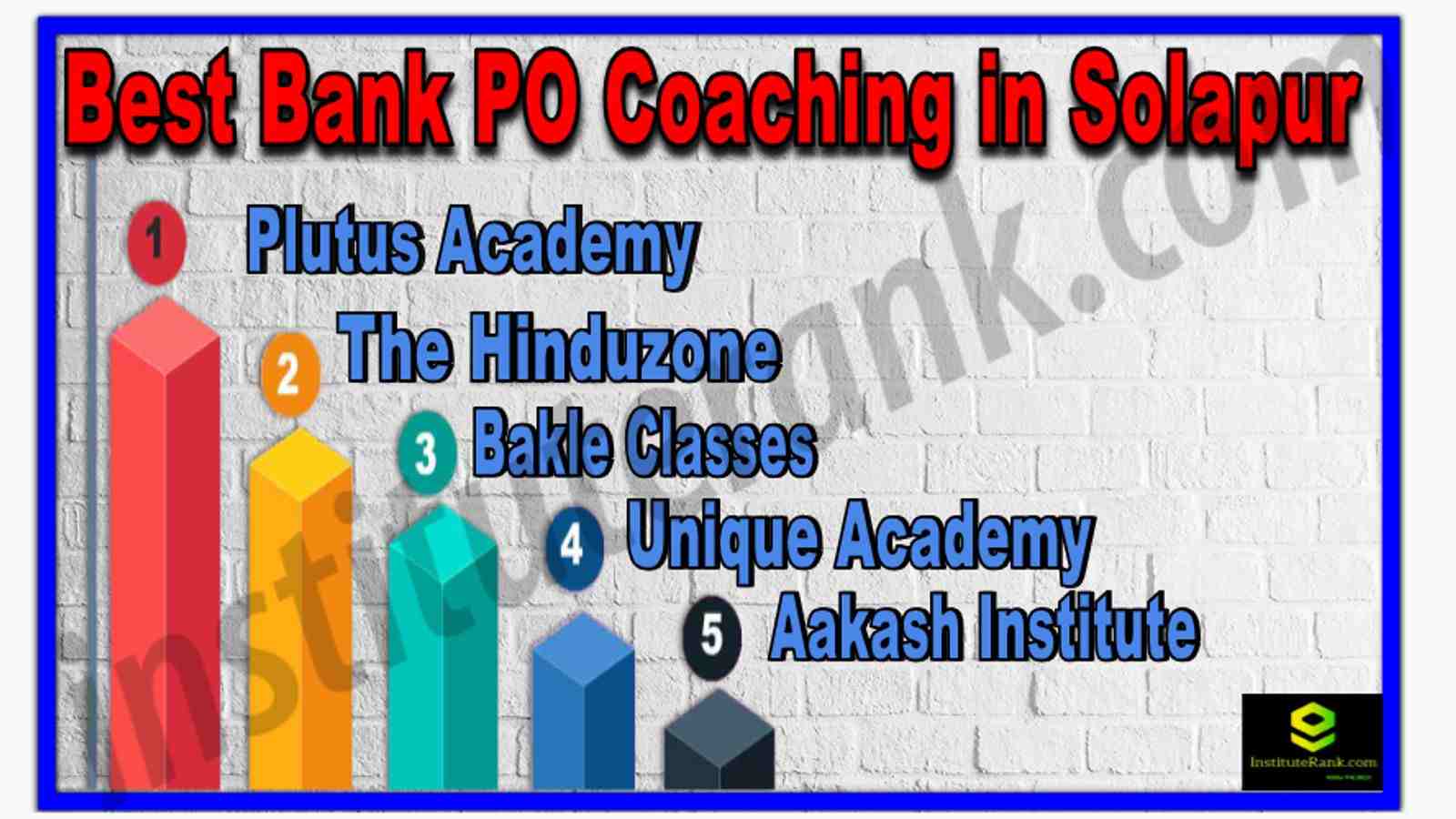 Best Bank PO Coaching in Solapur