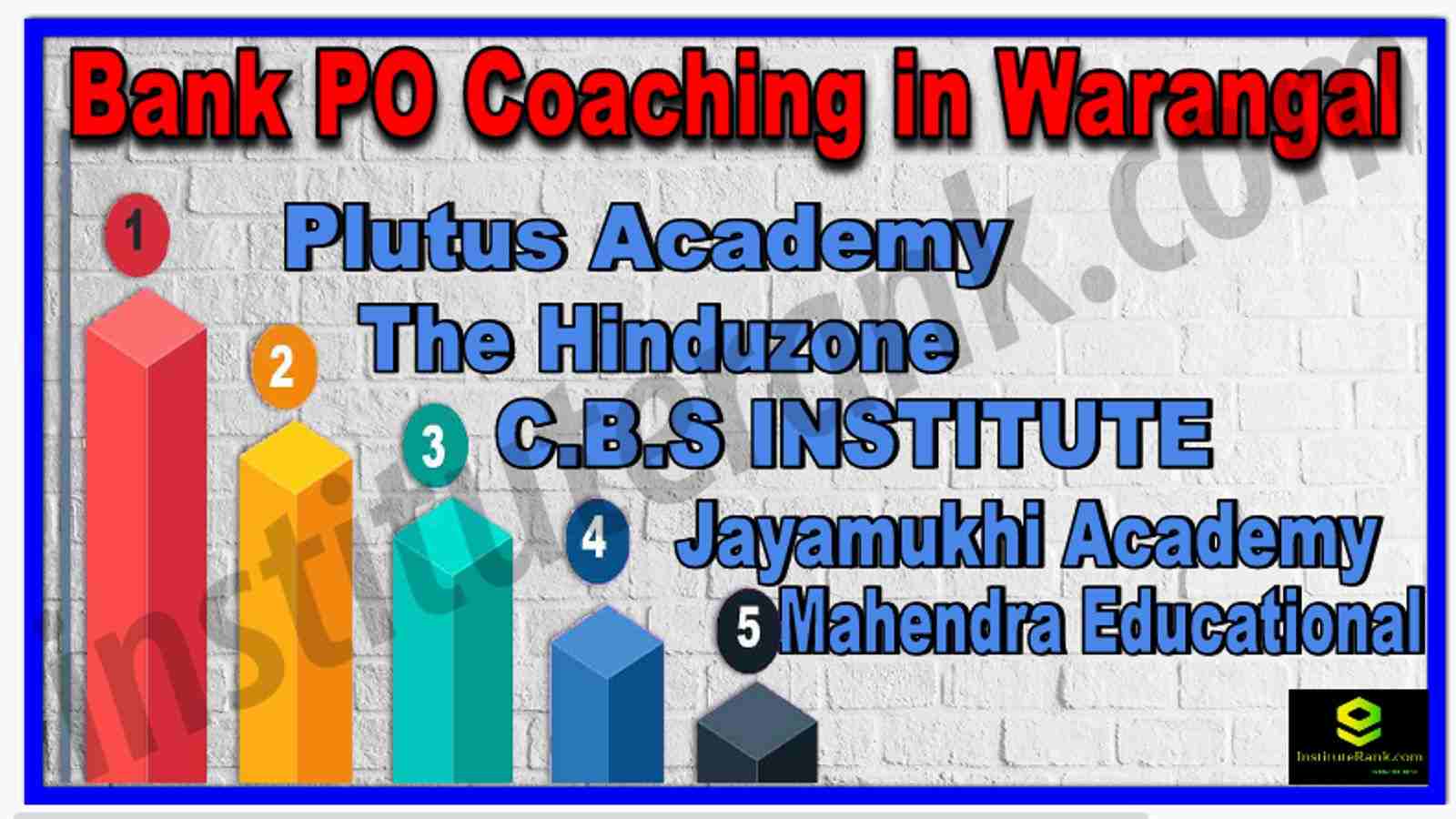 Best Bank PO Coaching in Warangal