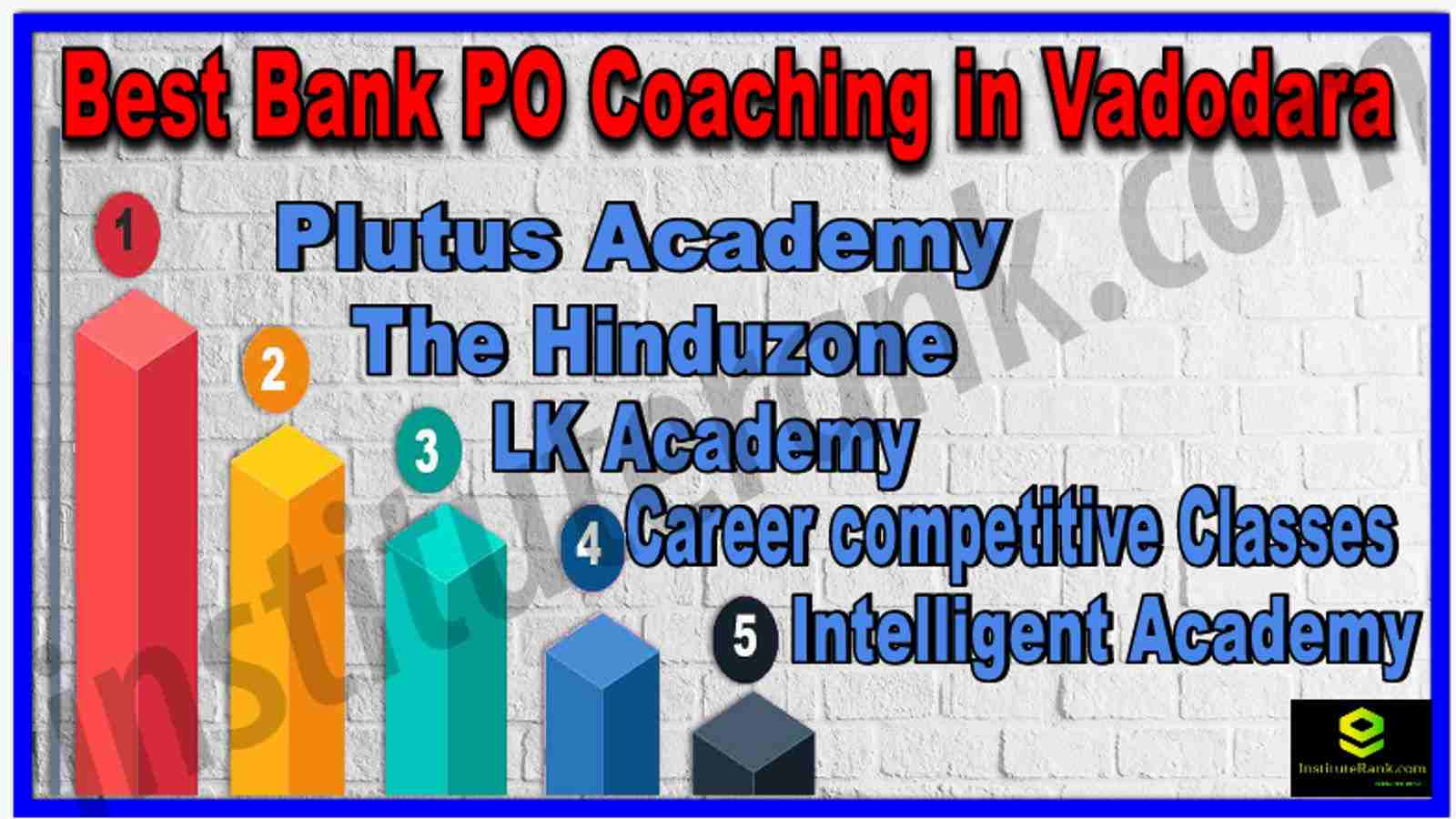Best Bank PO Coaching in Vadodara