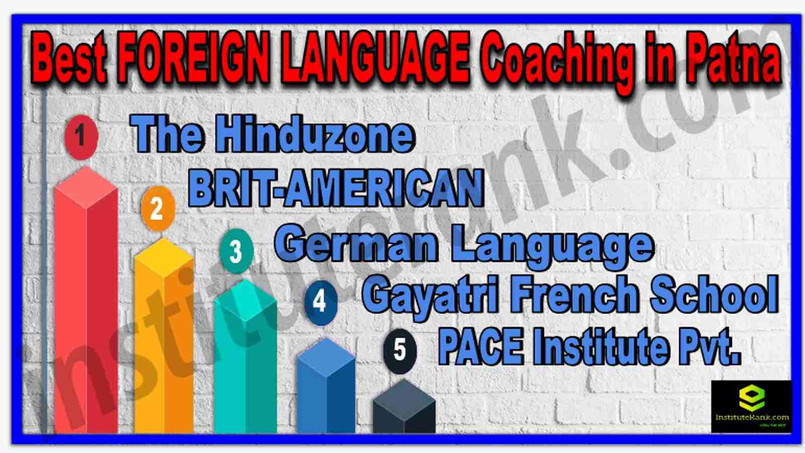 Best FOREIGN LANGUAGE Coaching in Patna