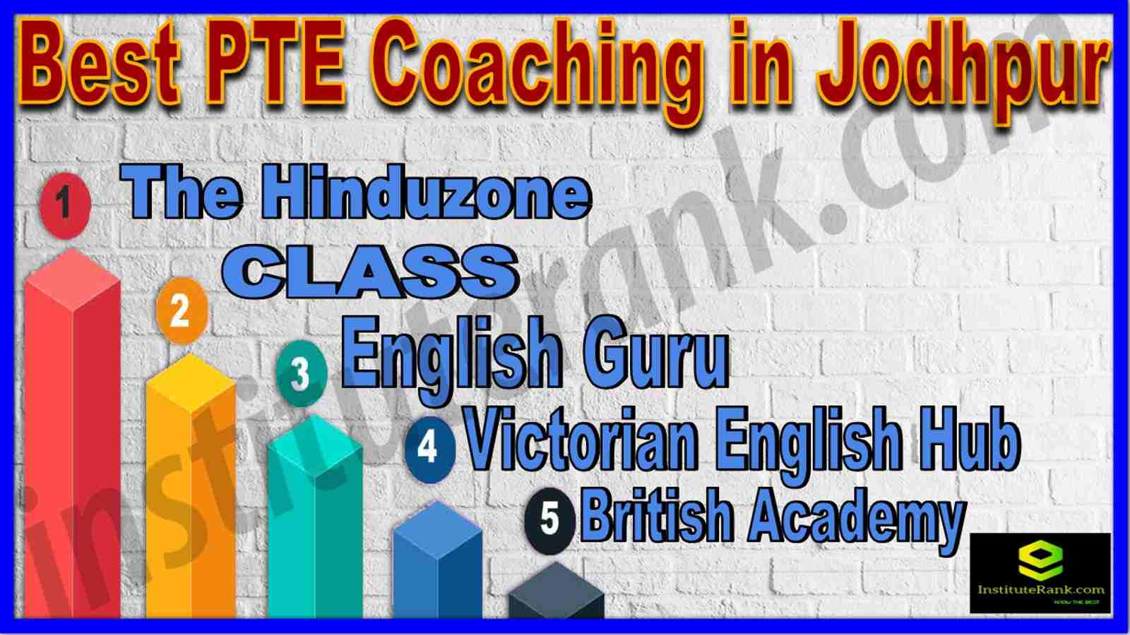 Best PTE Coaching in Jodhpur