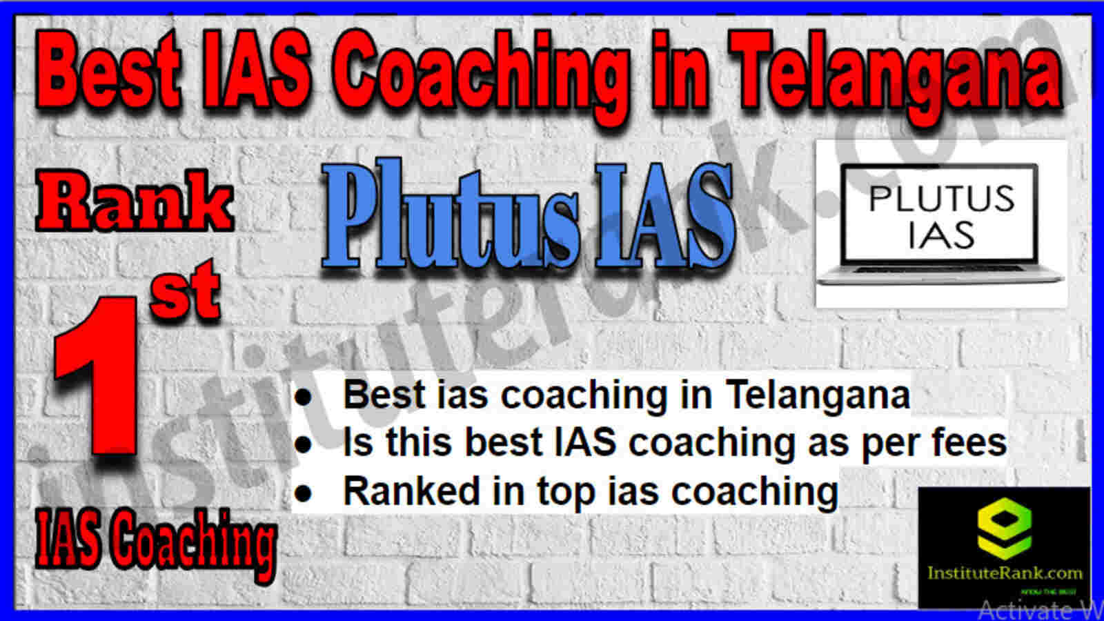 Rank 1 Best IAS Coaching in Telangana Rank 1 Best IAS Coaching in Telangana