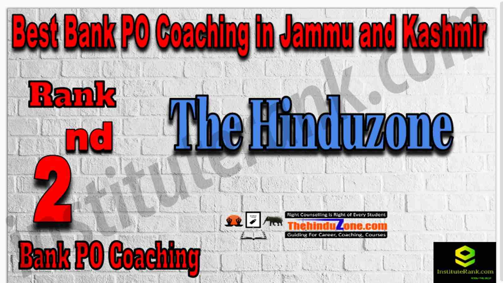 Rank 2 Best Bank PO Coaching in Jammu and Kashmir