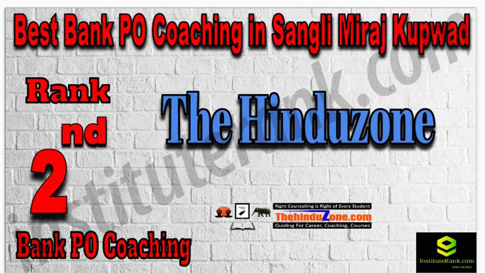 Rank 2 Best Bank PO Coaching in Sangli Miraj Kupwad