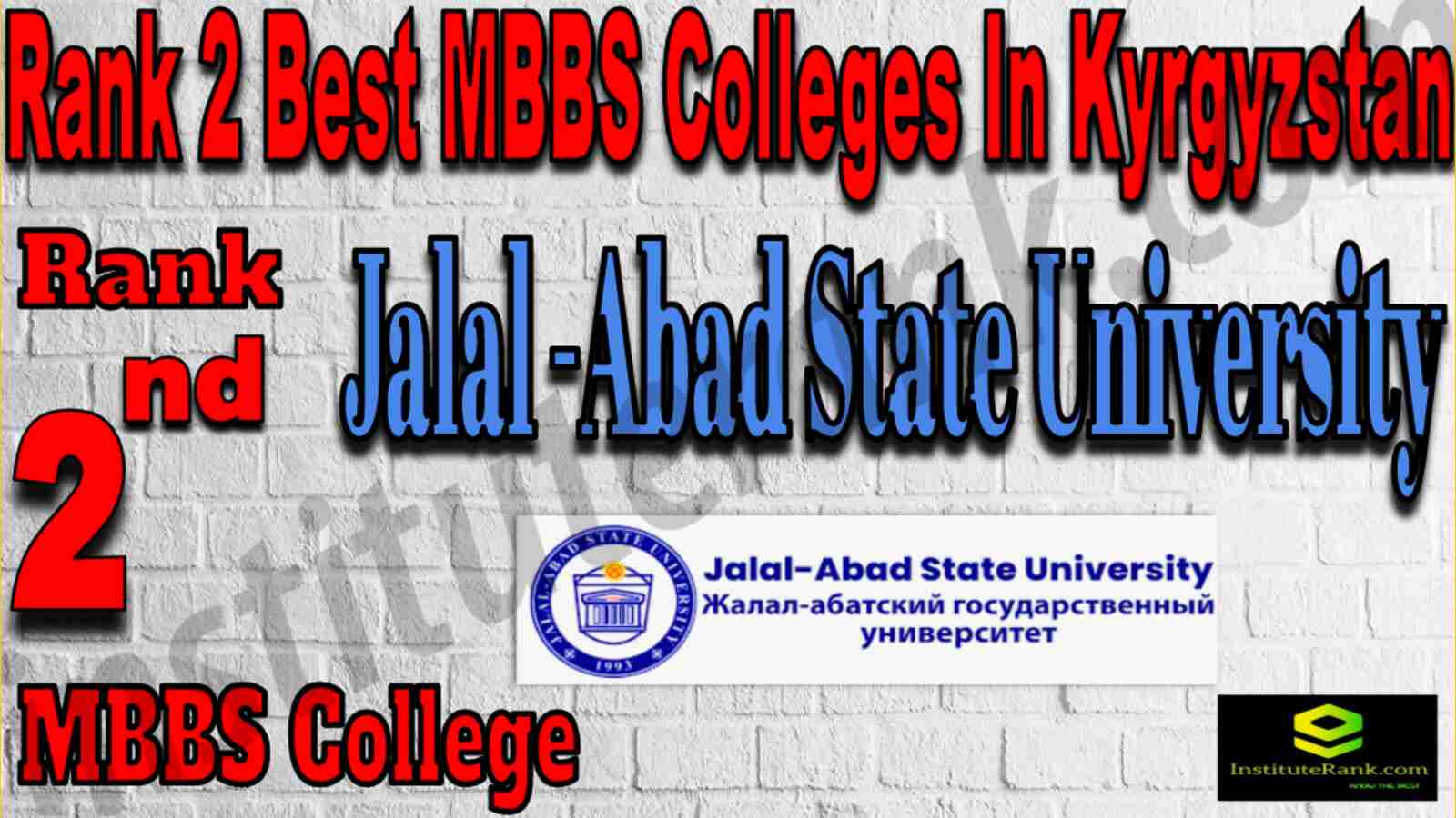 Rank 2 Best MBBS Colleges In Kyrgyzstan