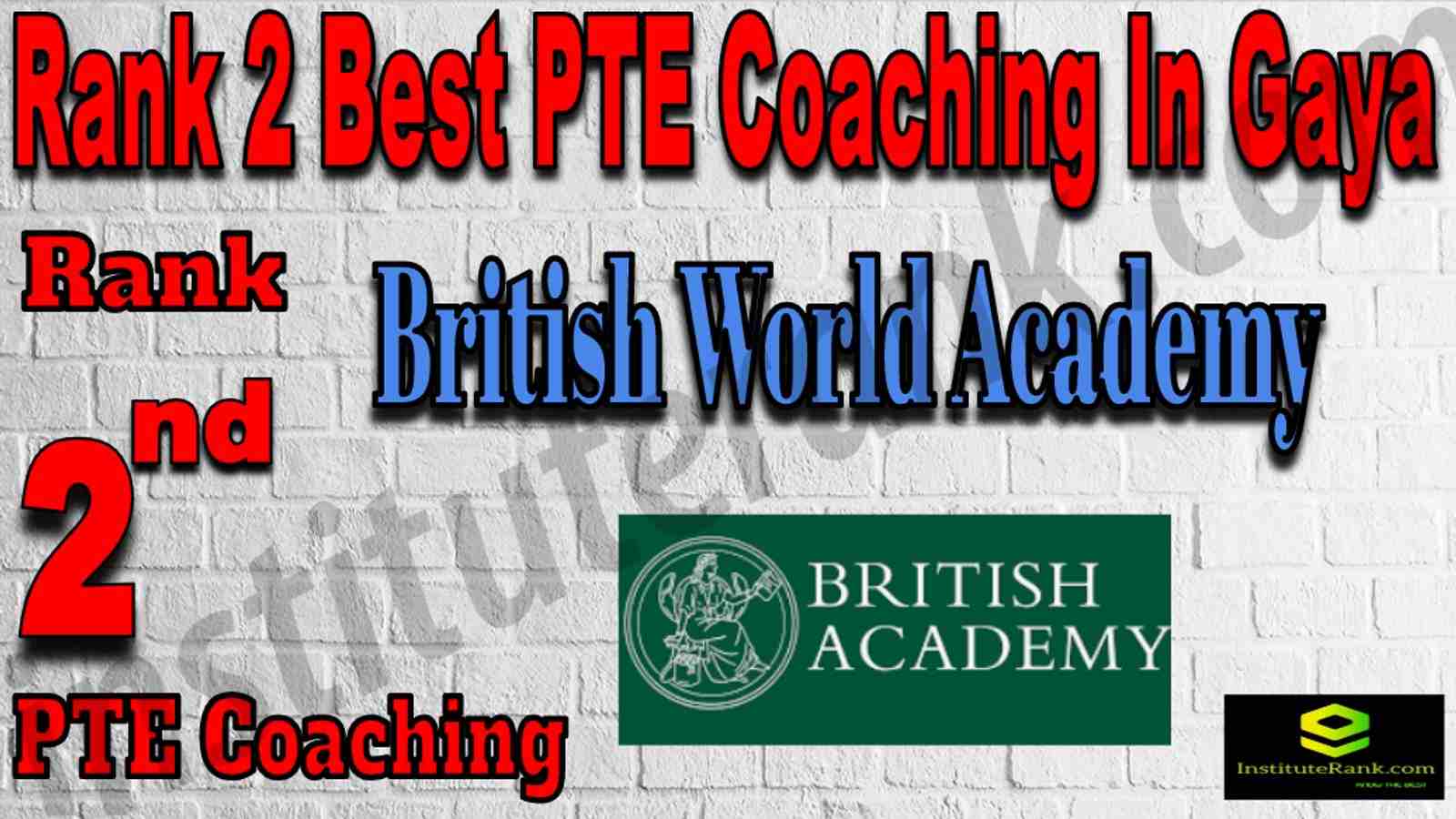 Rank 2 Best PTE Coaching In Gaya