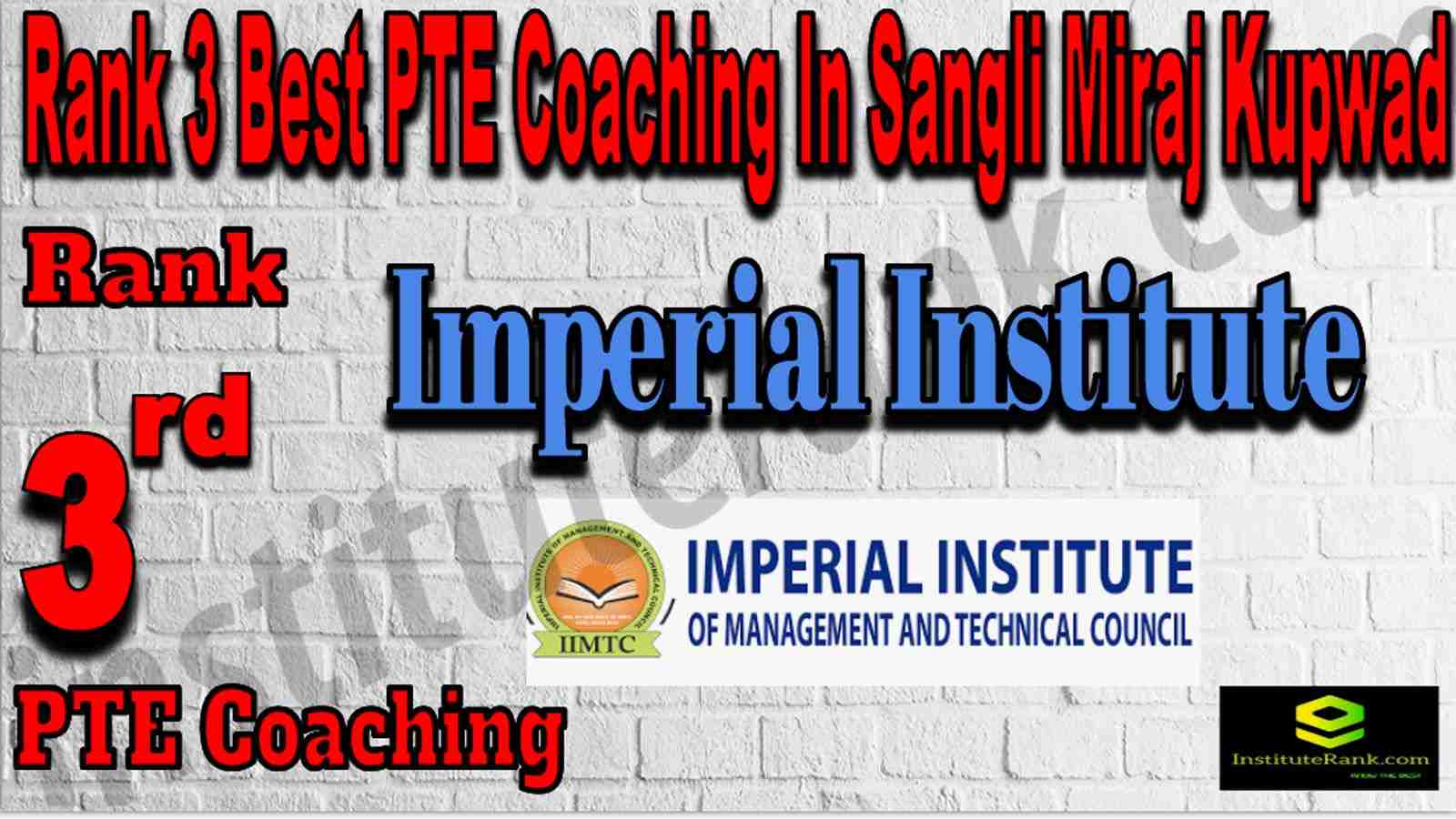 Rank 3 Best PTE Coaching In Sangli Miraj Kupwad