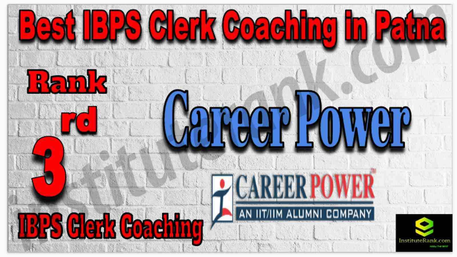 Rank 3rd IBPS Clerk Coaching in Patna