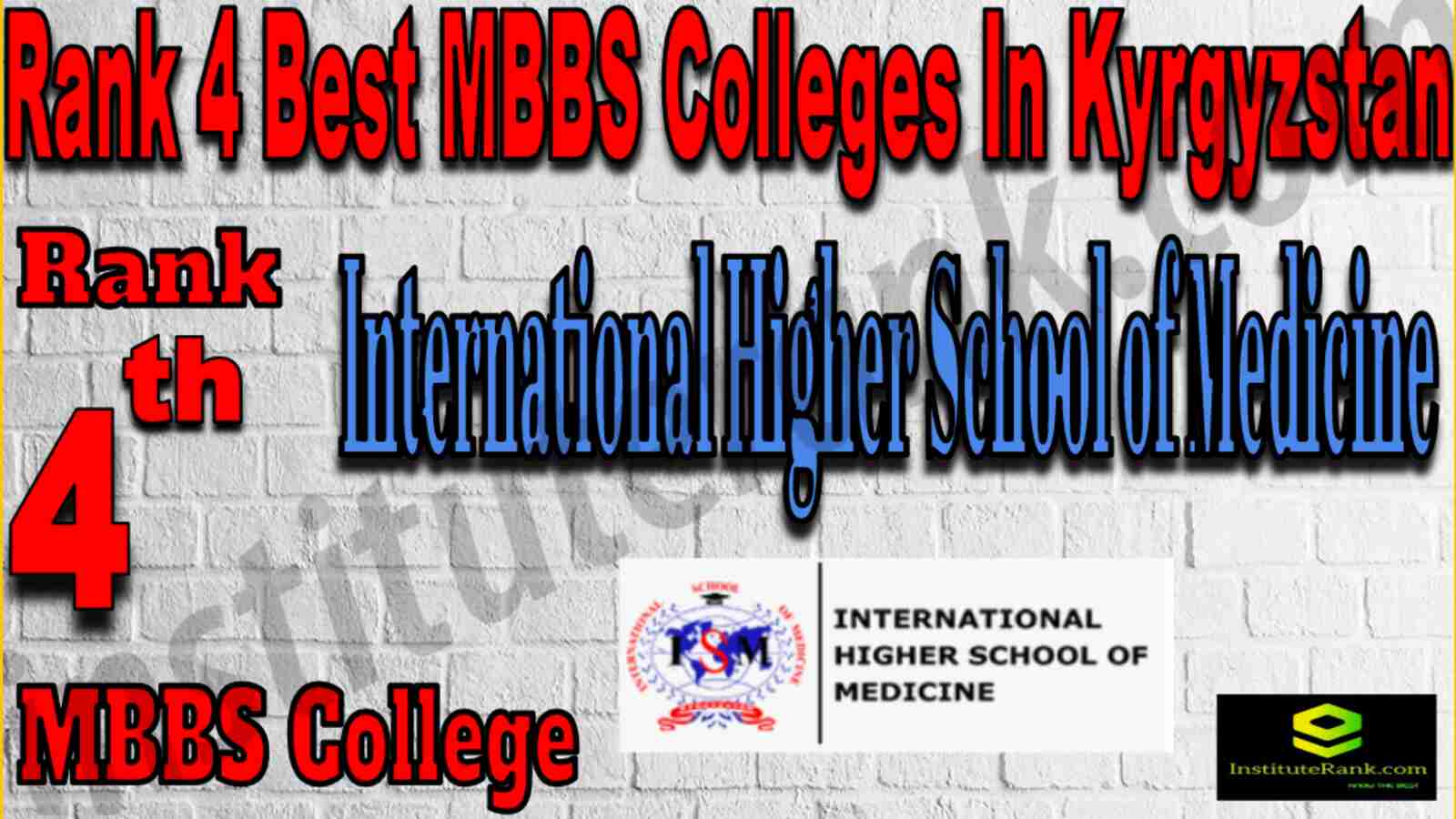 Rank 4 Best MBBS Colleges In Kyrgyzstan