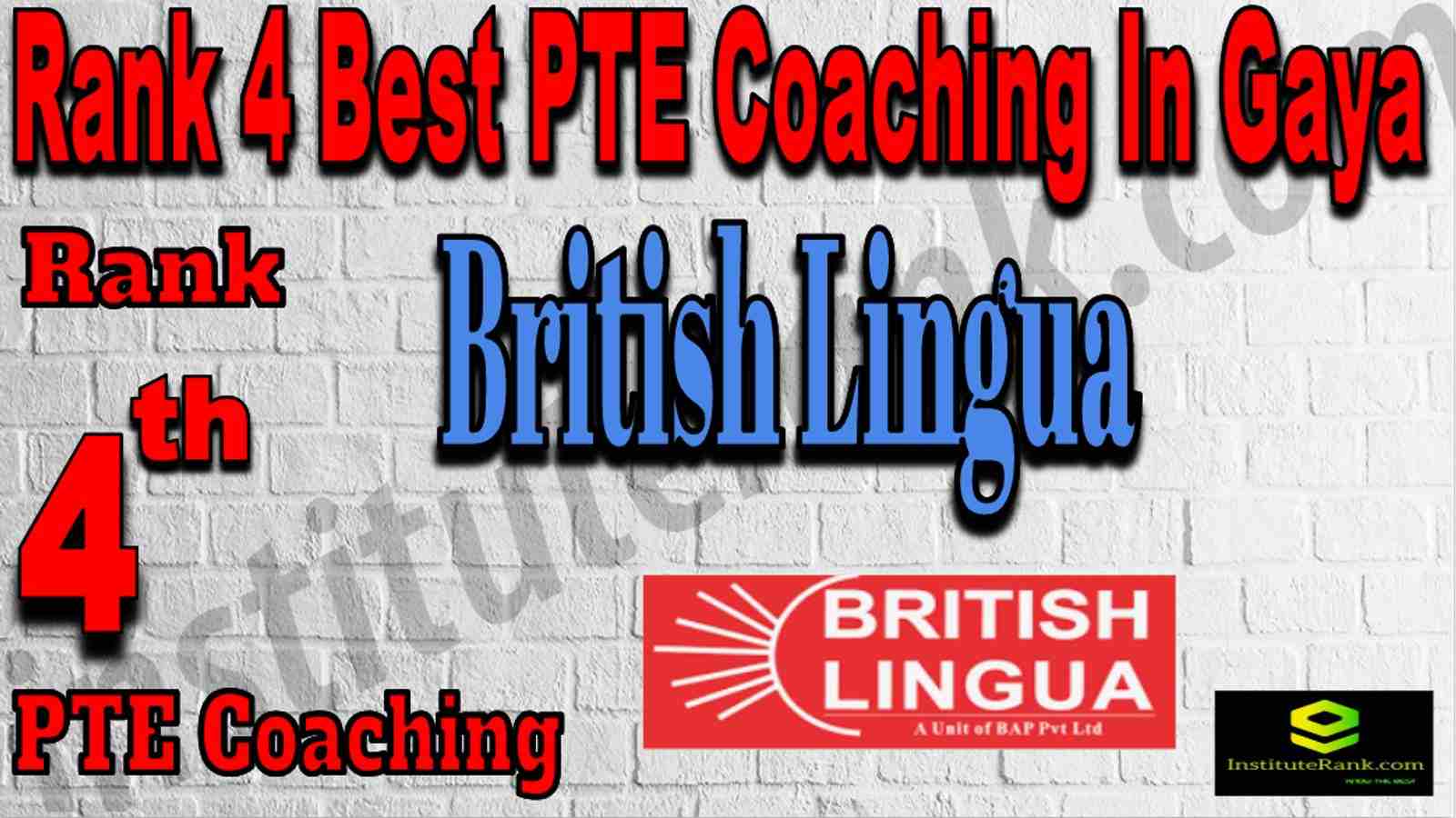 Rank 4 Best PTE Coaching In Gaya