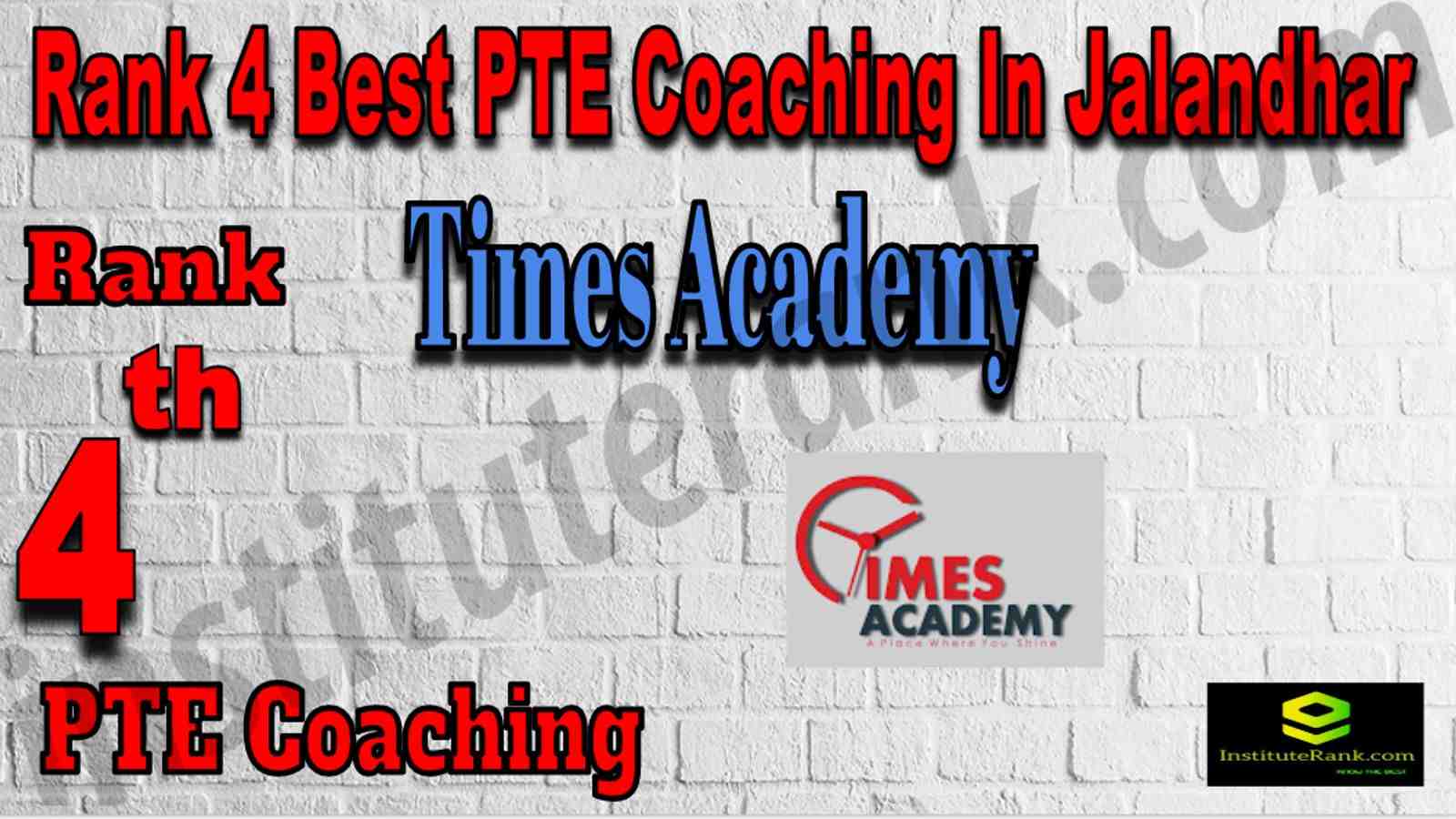 Rank 4 Best PTE Coaching In Jalandhar