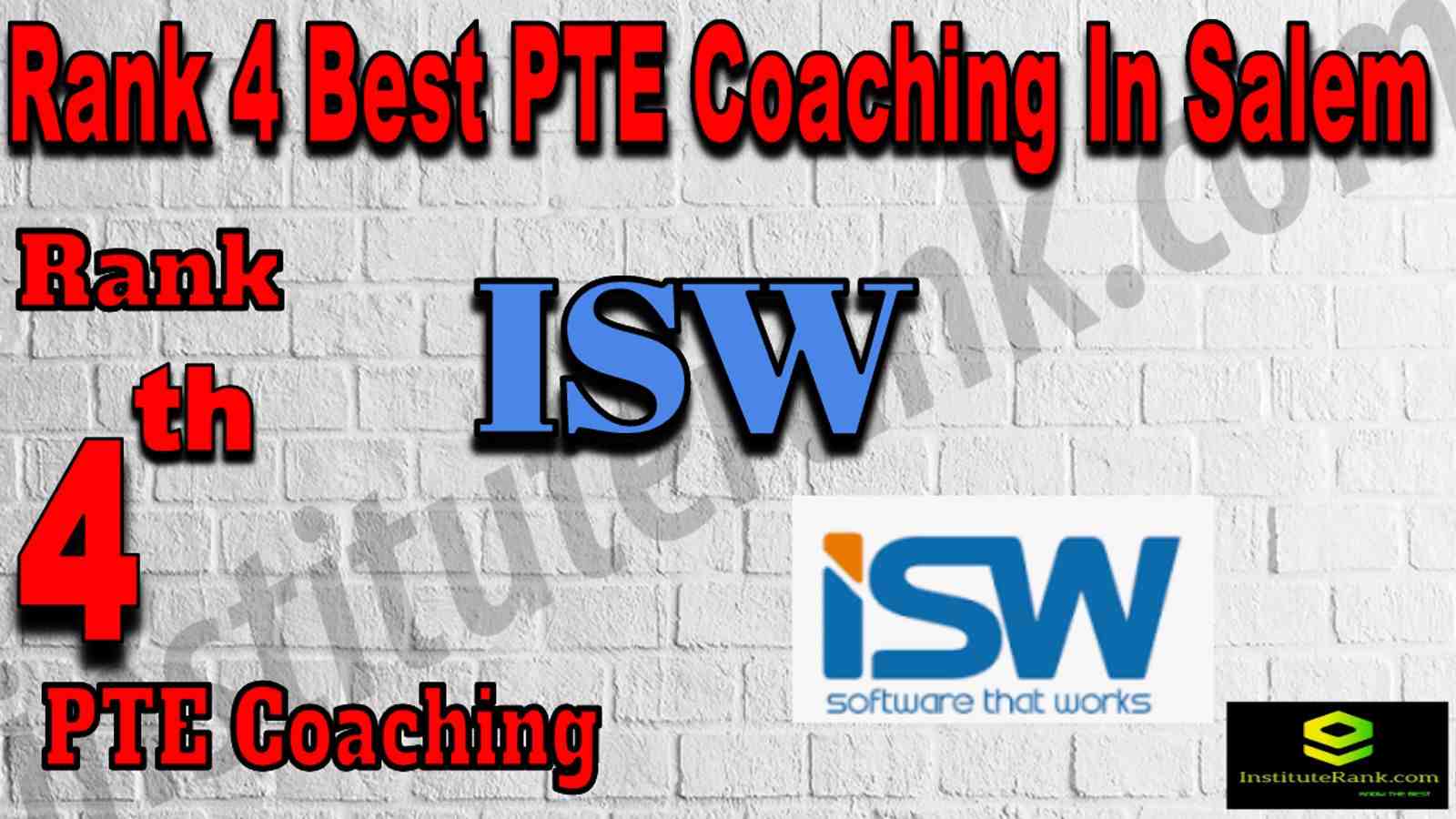 Rank 4 Best PTE Coaching In Salem